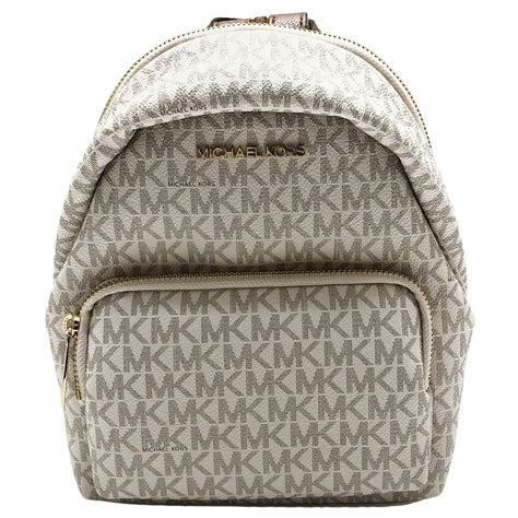 michael kors abbey backpack white